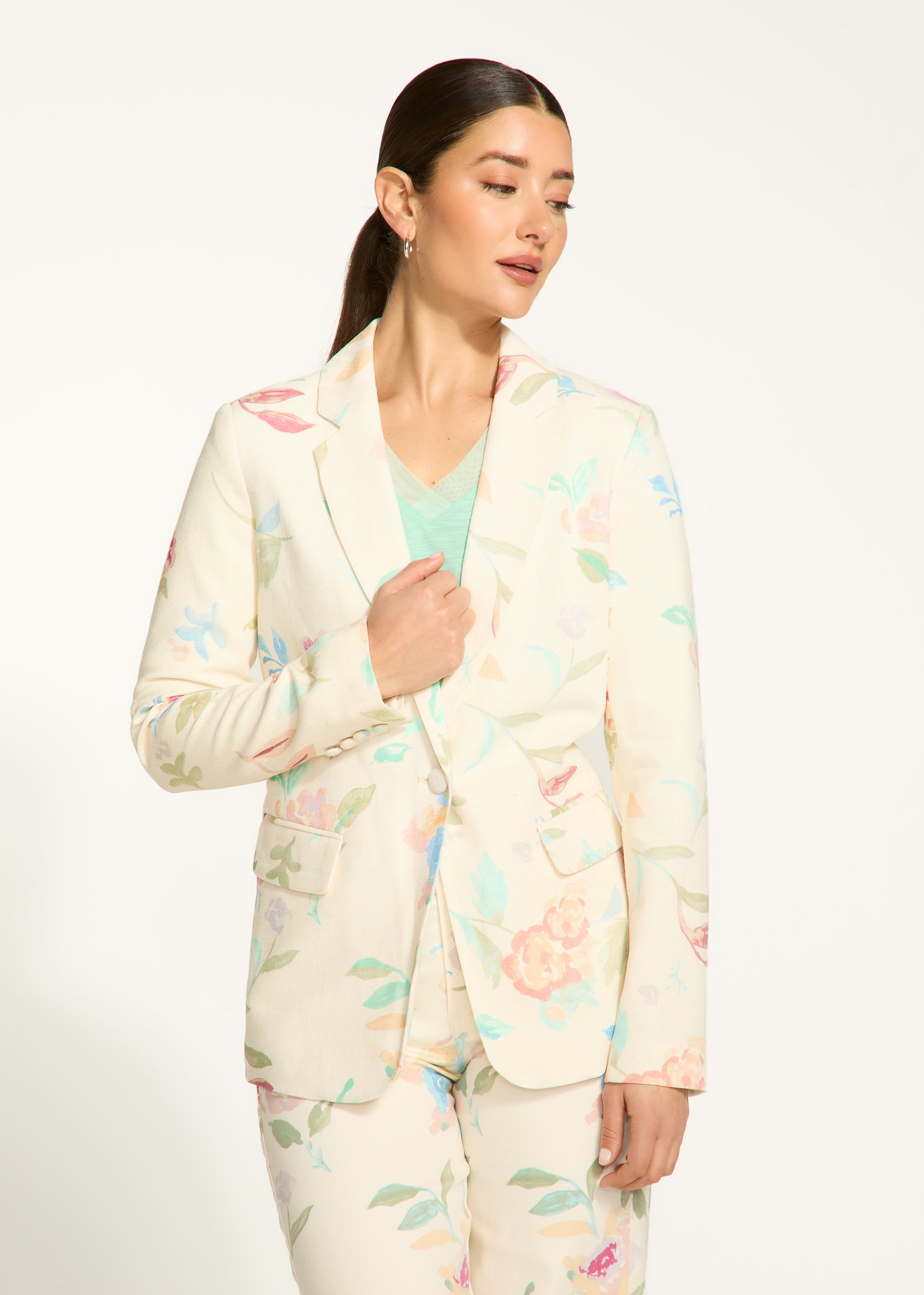 Libby Floral Print Blazer