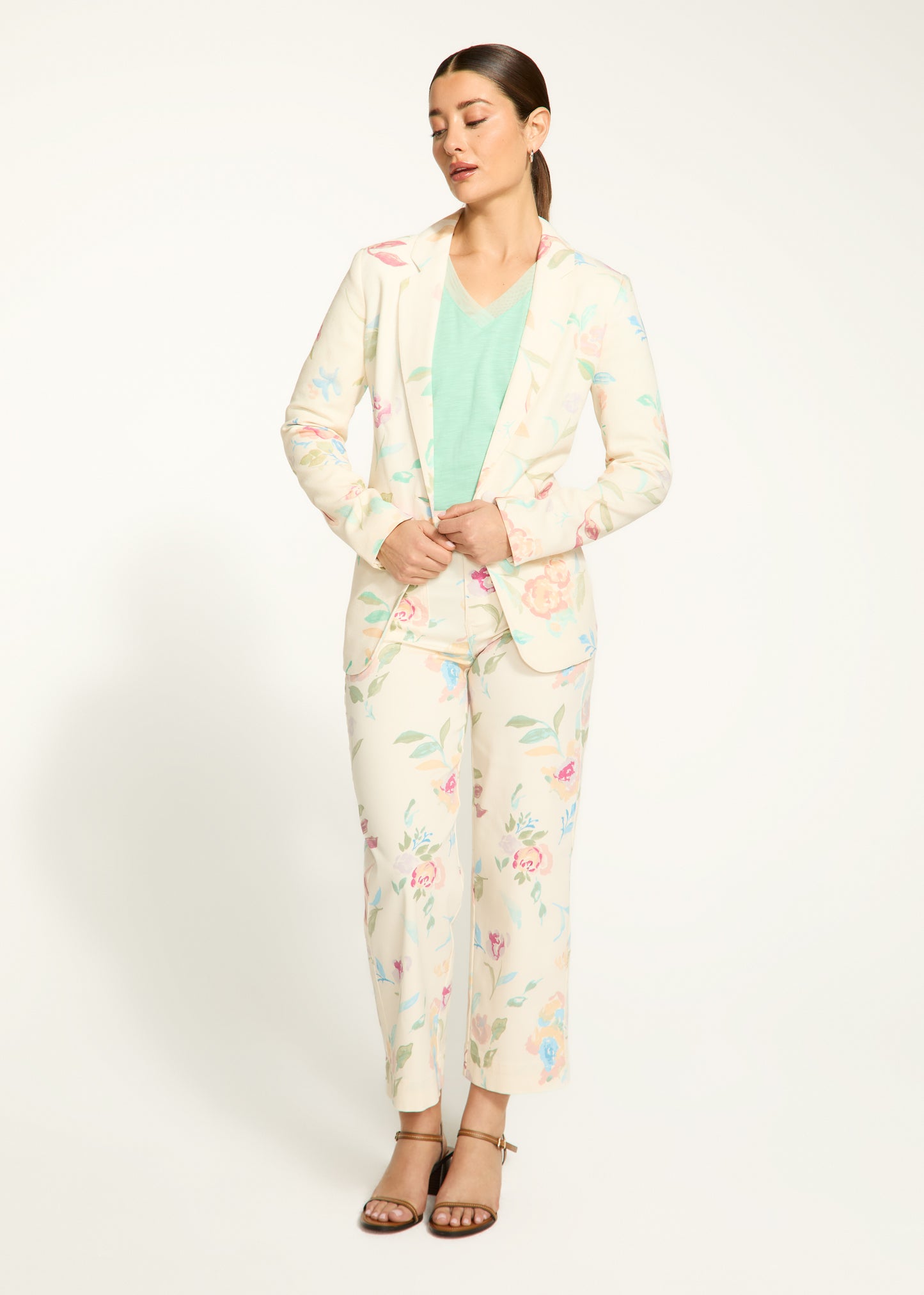 Libby Floral Print Blazer