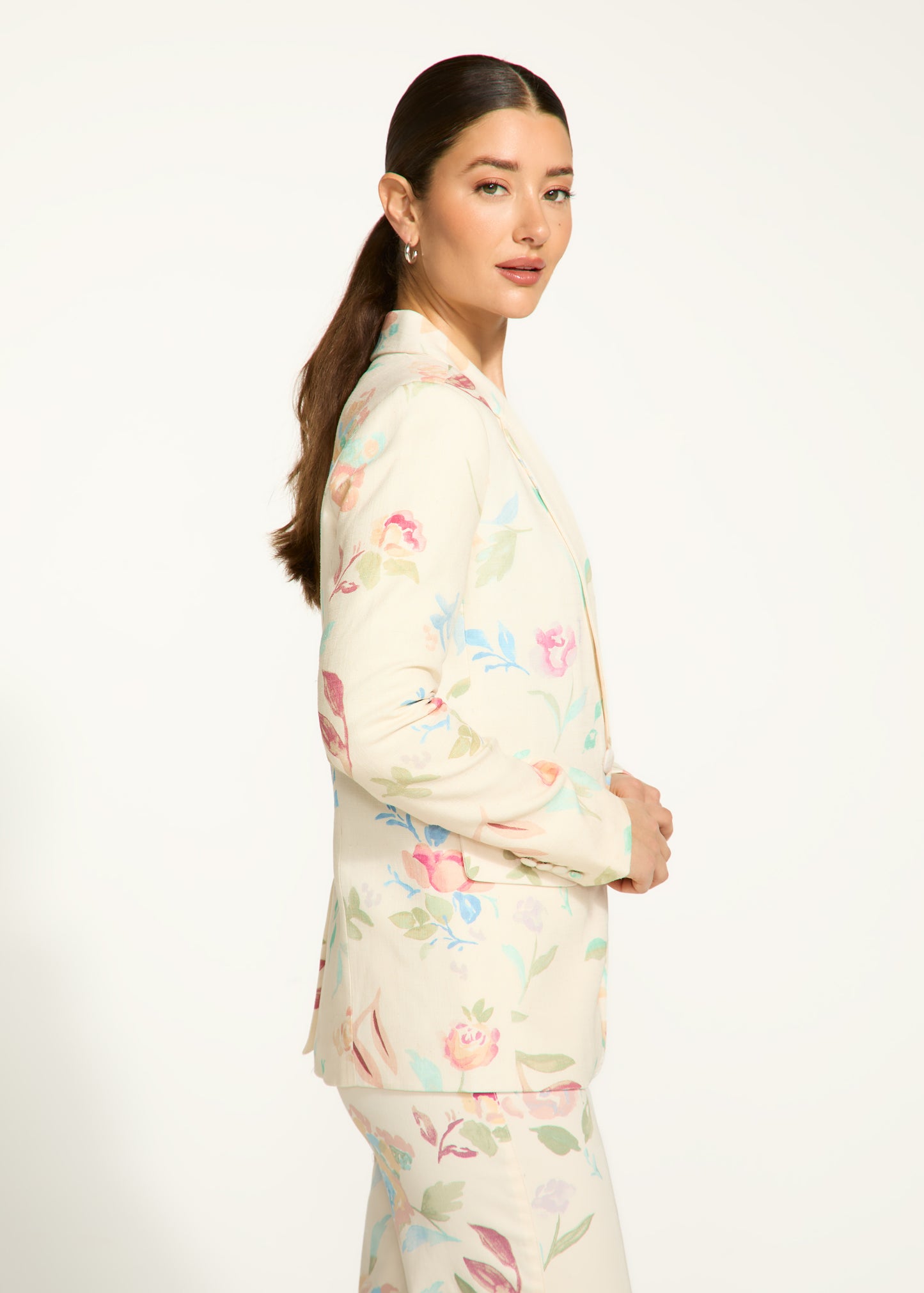 Libby Floral Print Blazer