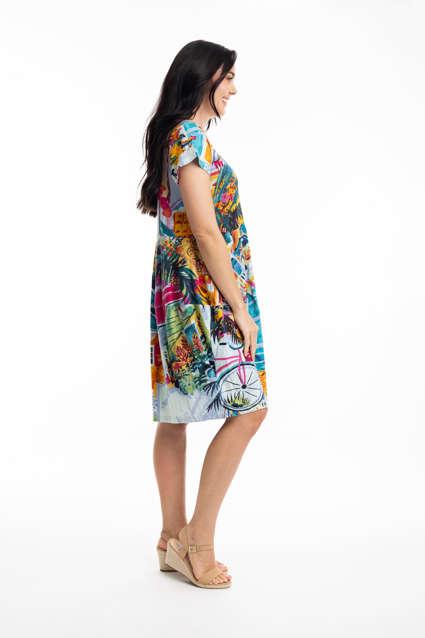 The Bubble Dress | Florida Print