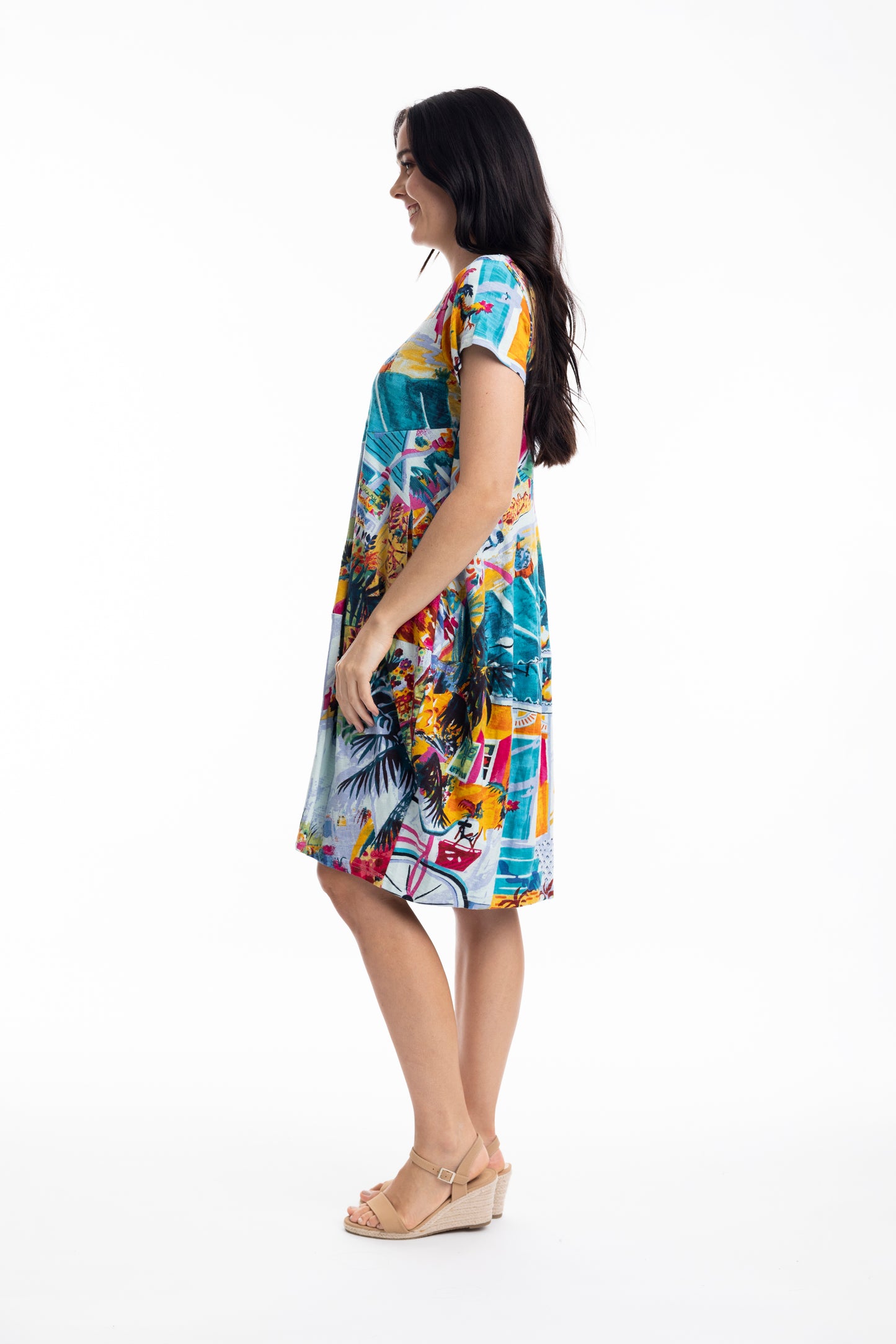 The Bubble Dress | Florida Print