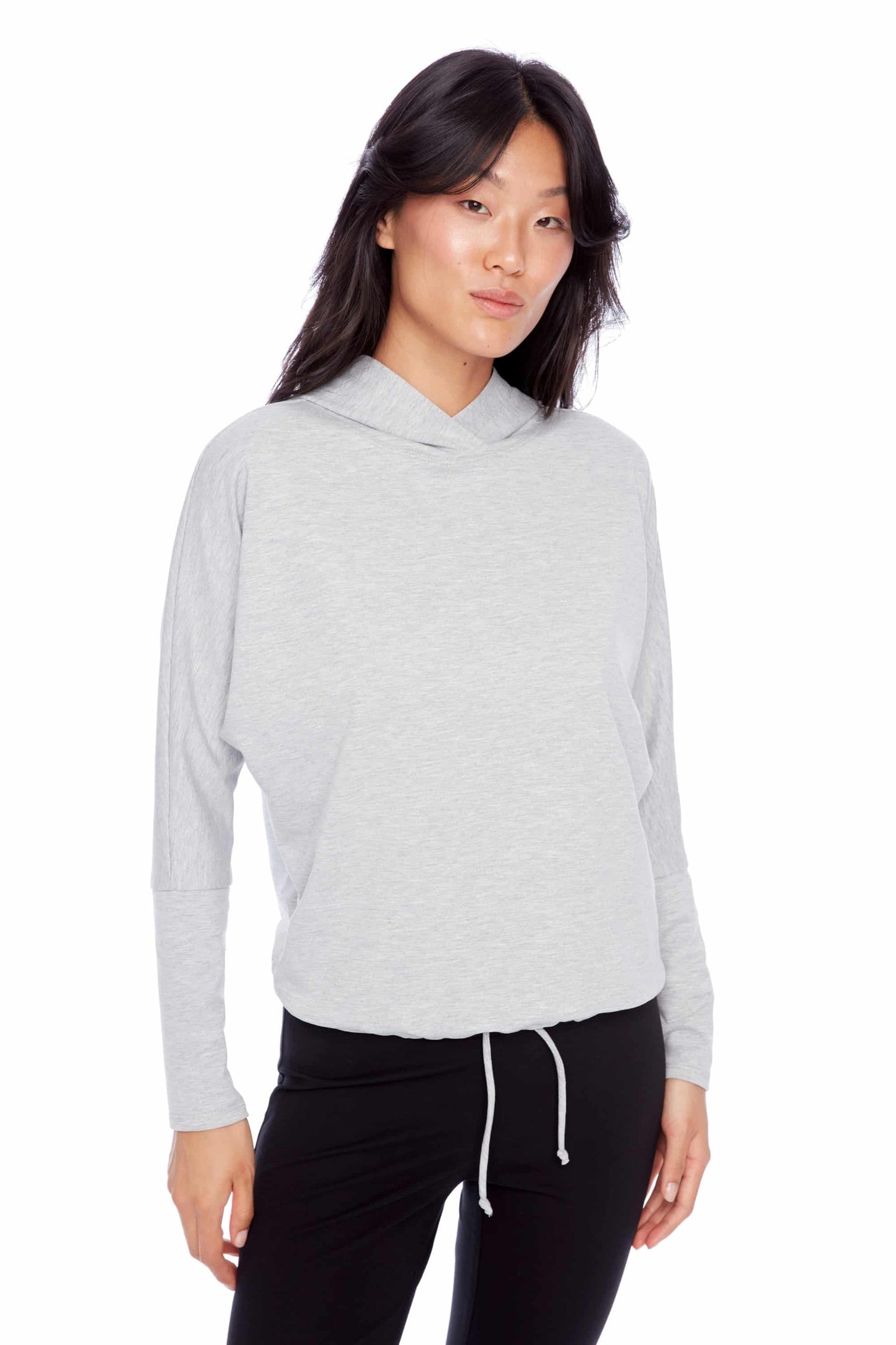 Annie French Terry Crop Hoodie