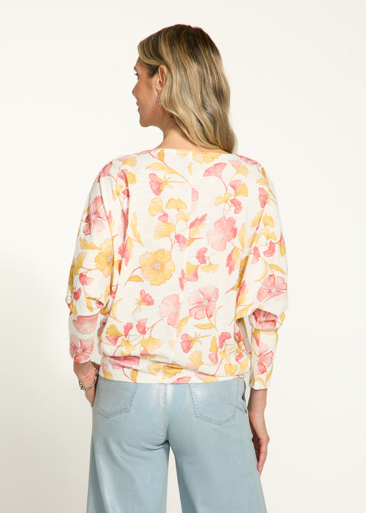 Grand Floral Print Top