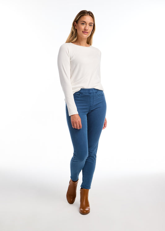 Long Sleeve Boat Neck Top