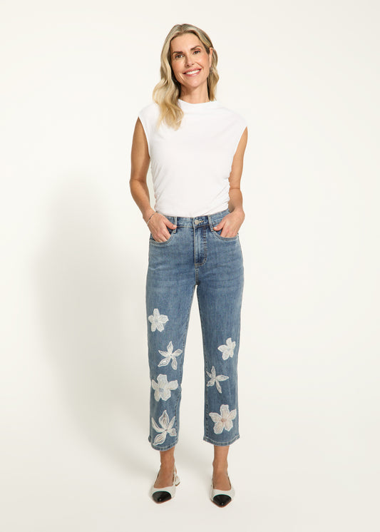 Suzanne Pencil Crop Jean