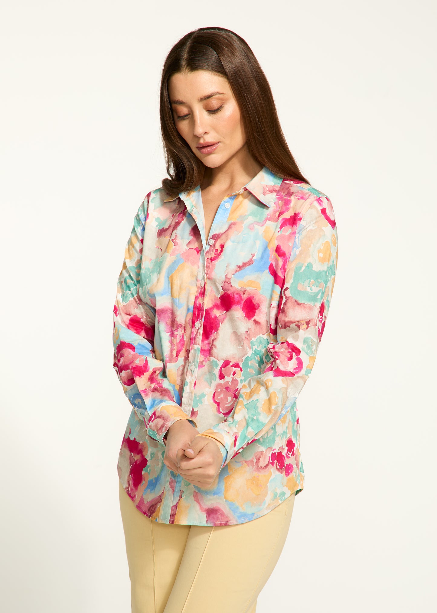 Classic Floral Print Shirt