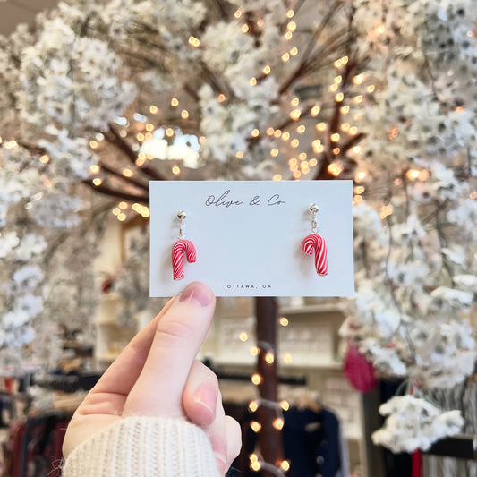 Candy Cane Earrings