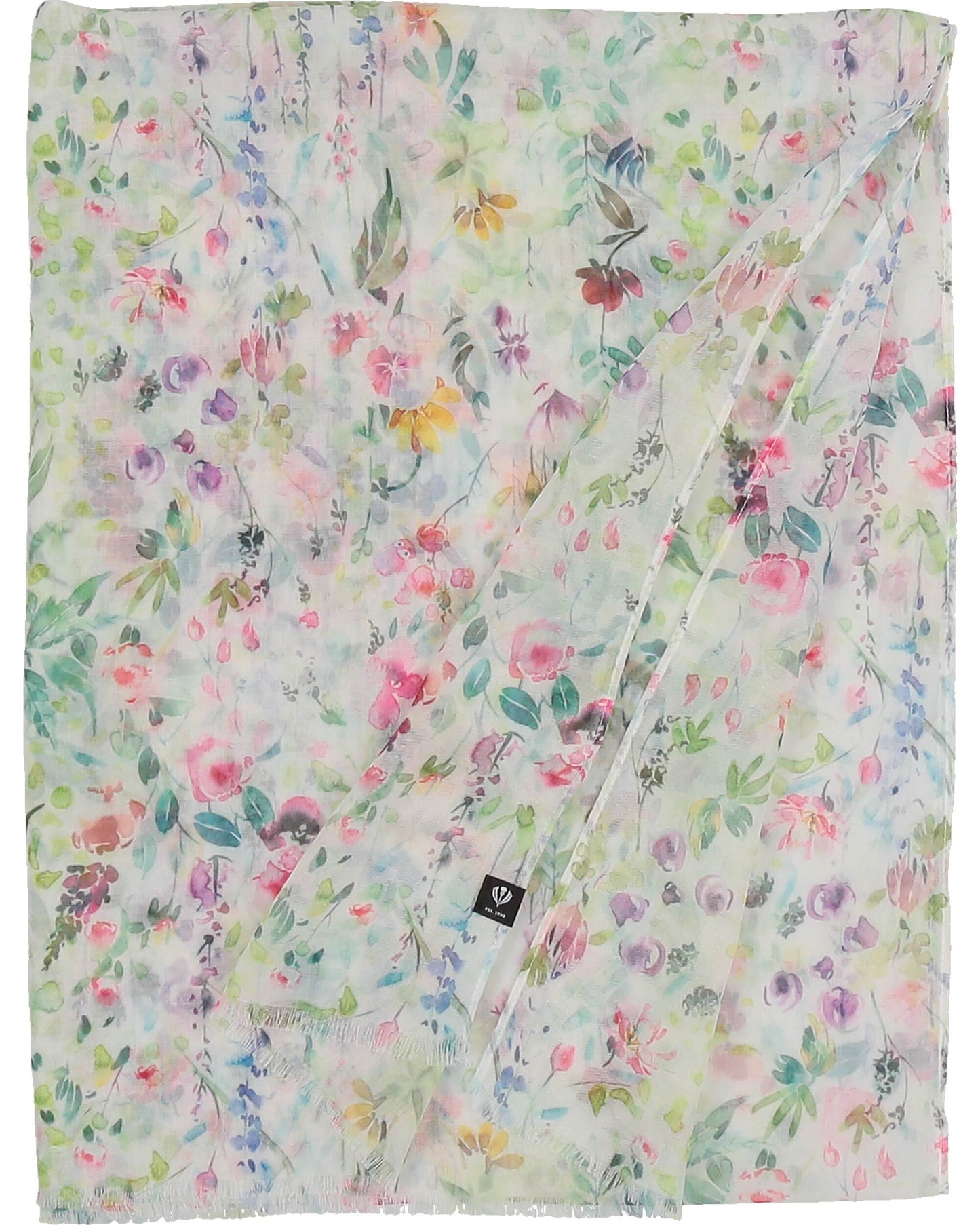 Lightweight Floral Scarf