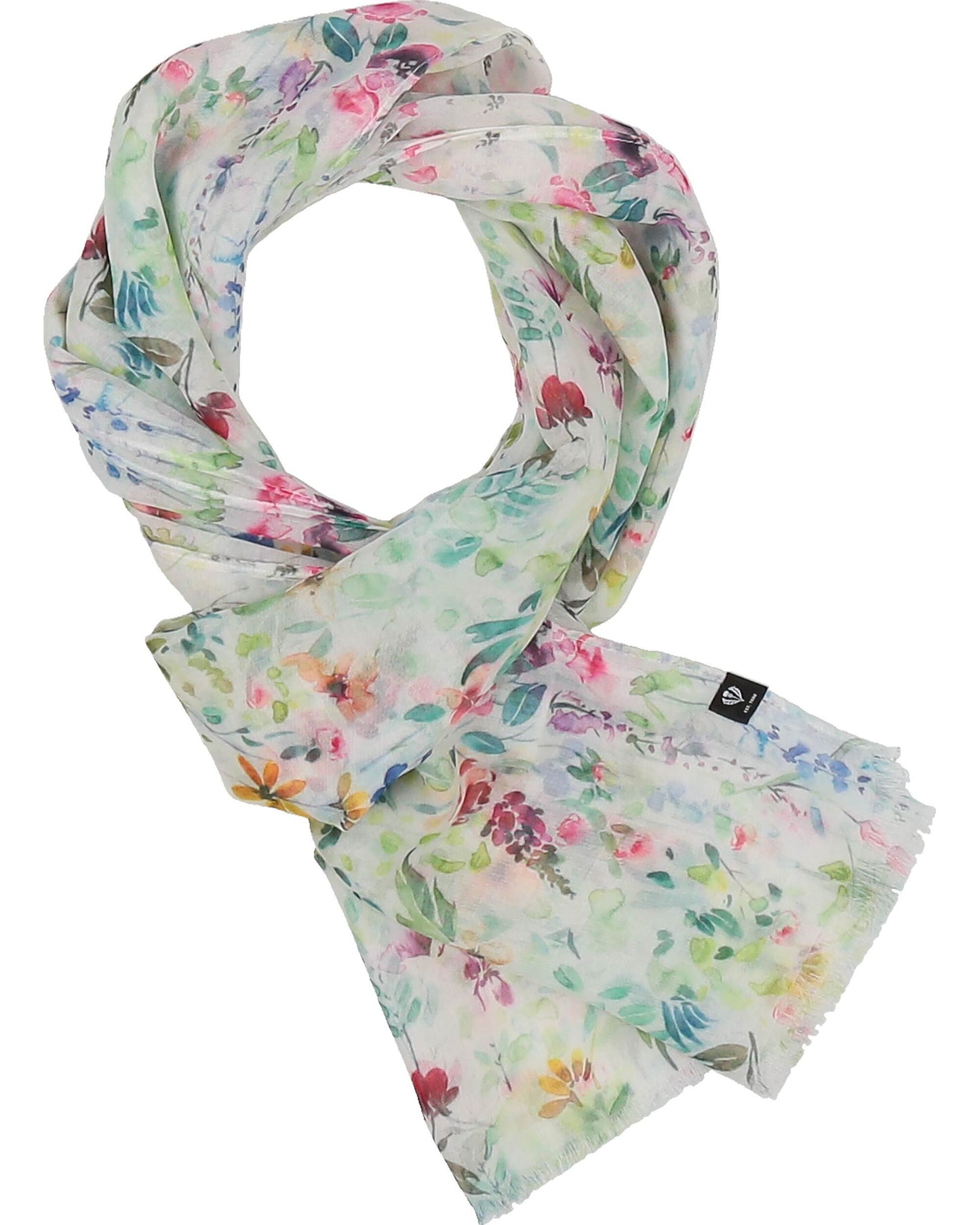 Lightweight Floral Scarf