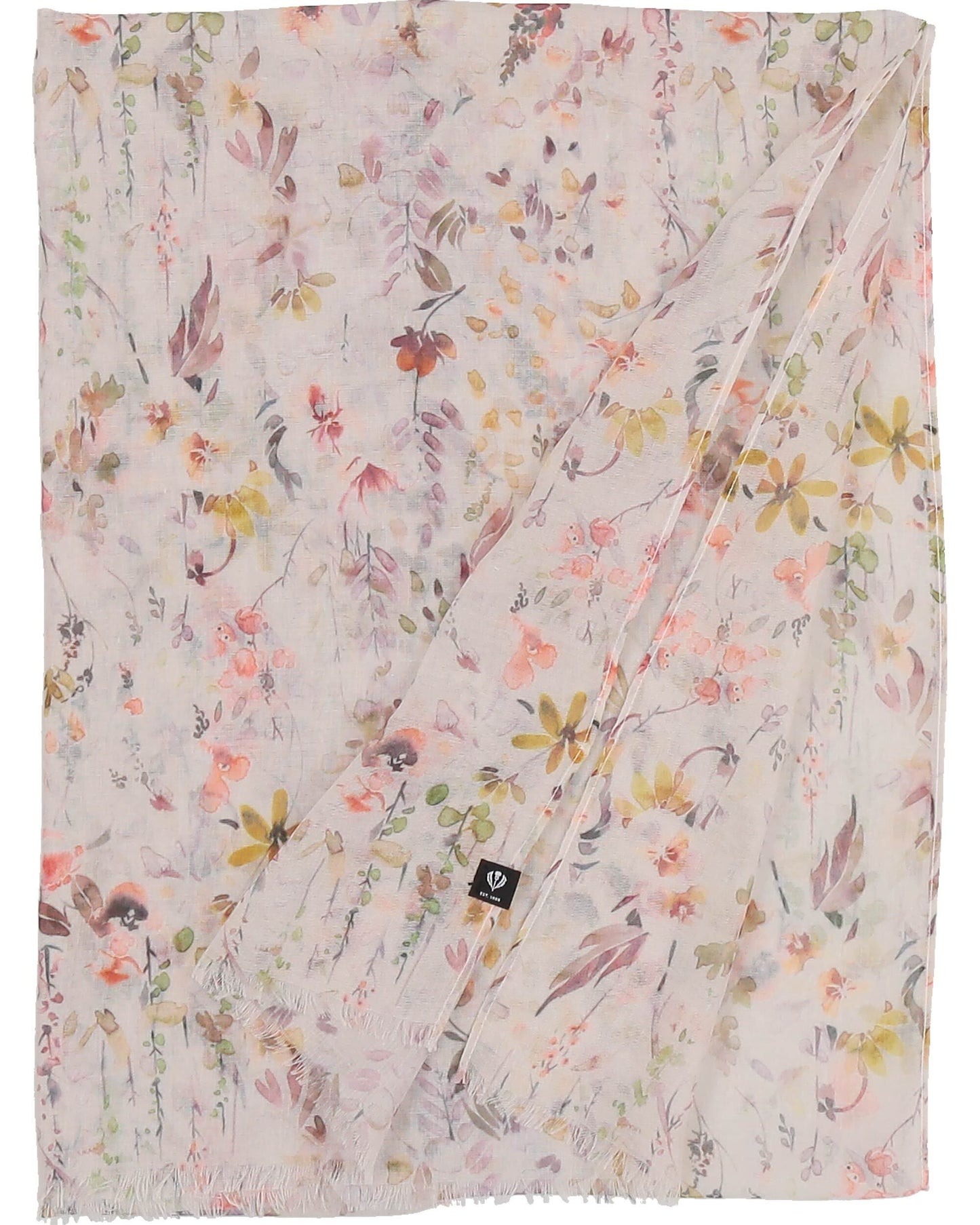 Lightweight Floral Scarf