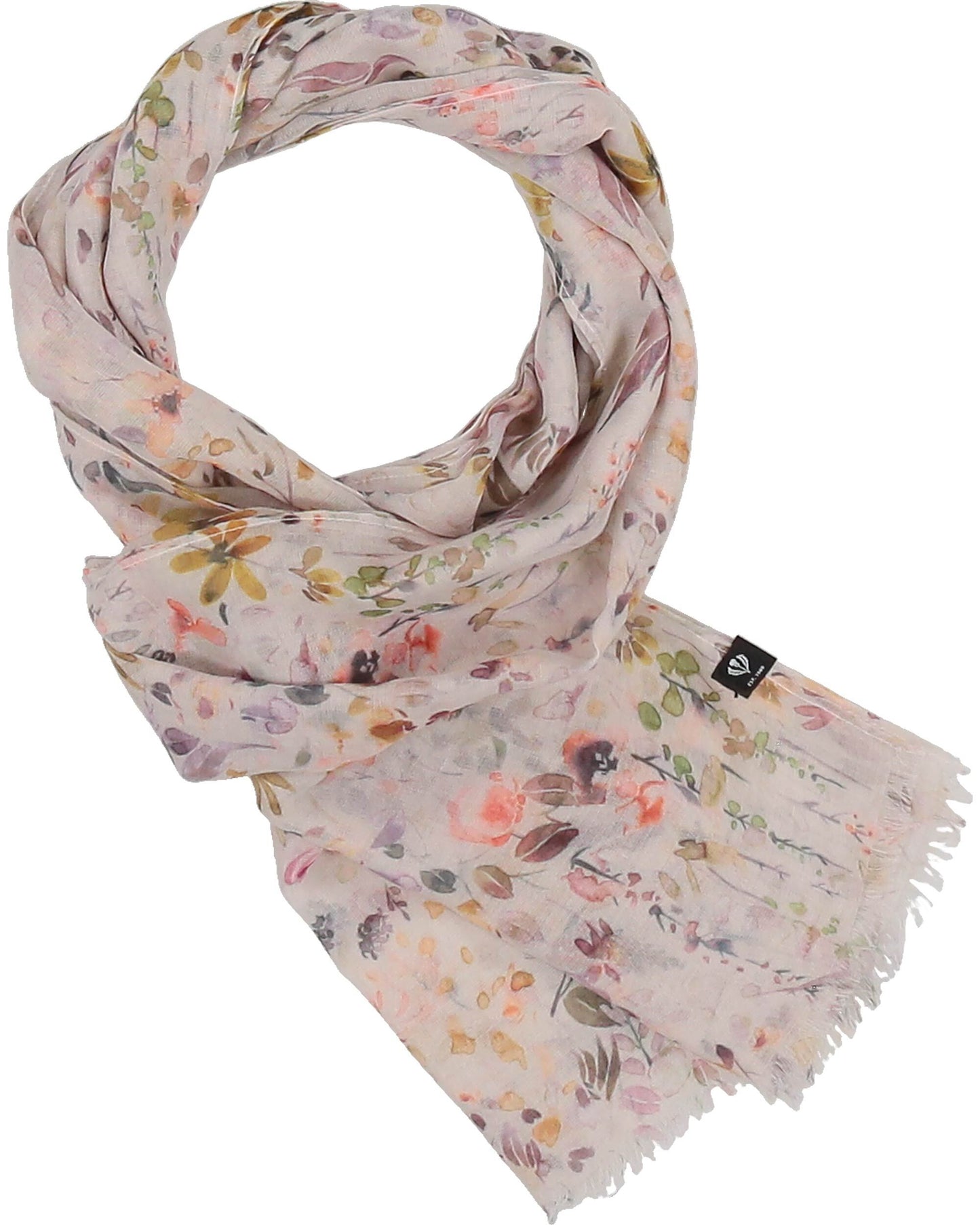 Lightweight Floral Scarf