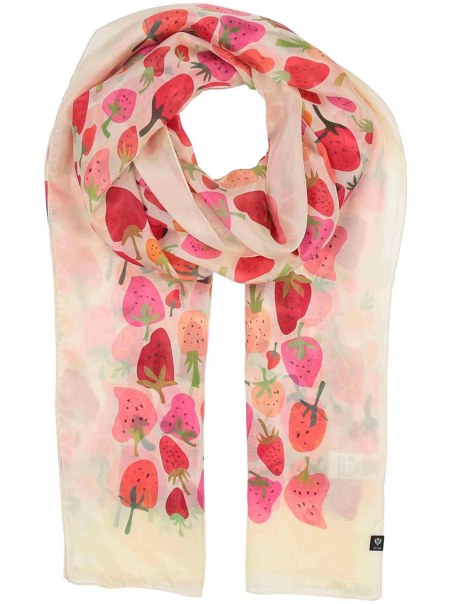 Strawberries Forever Silk Wrap