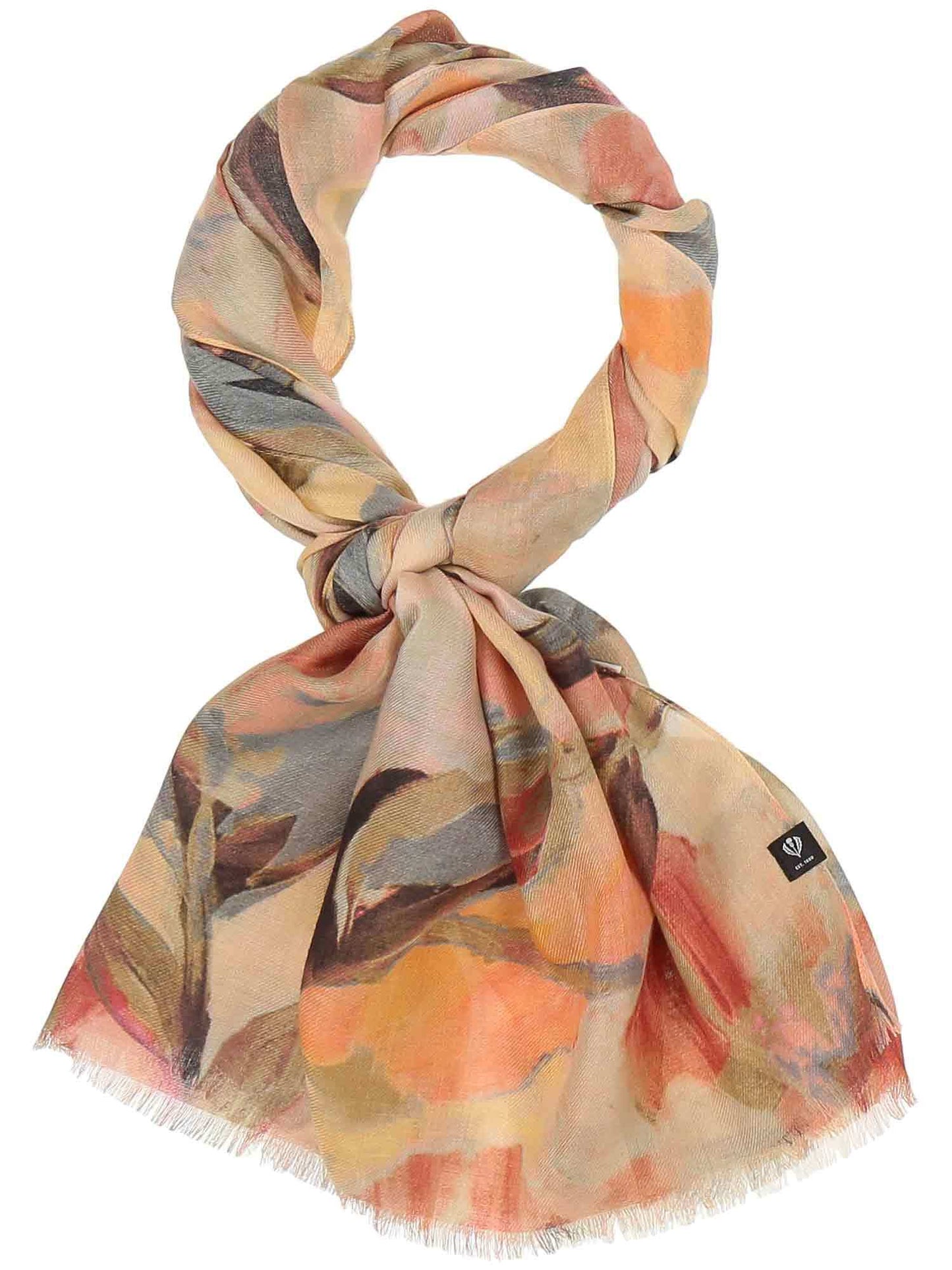 Sustainability Edition Abstract Floral Scarf