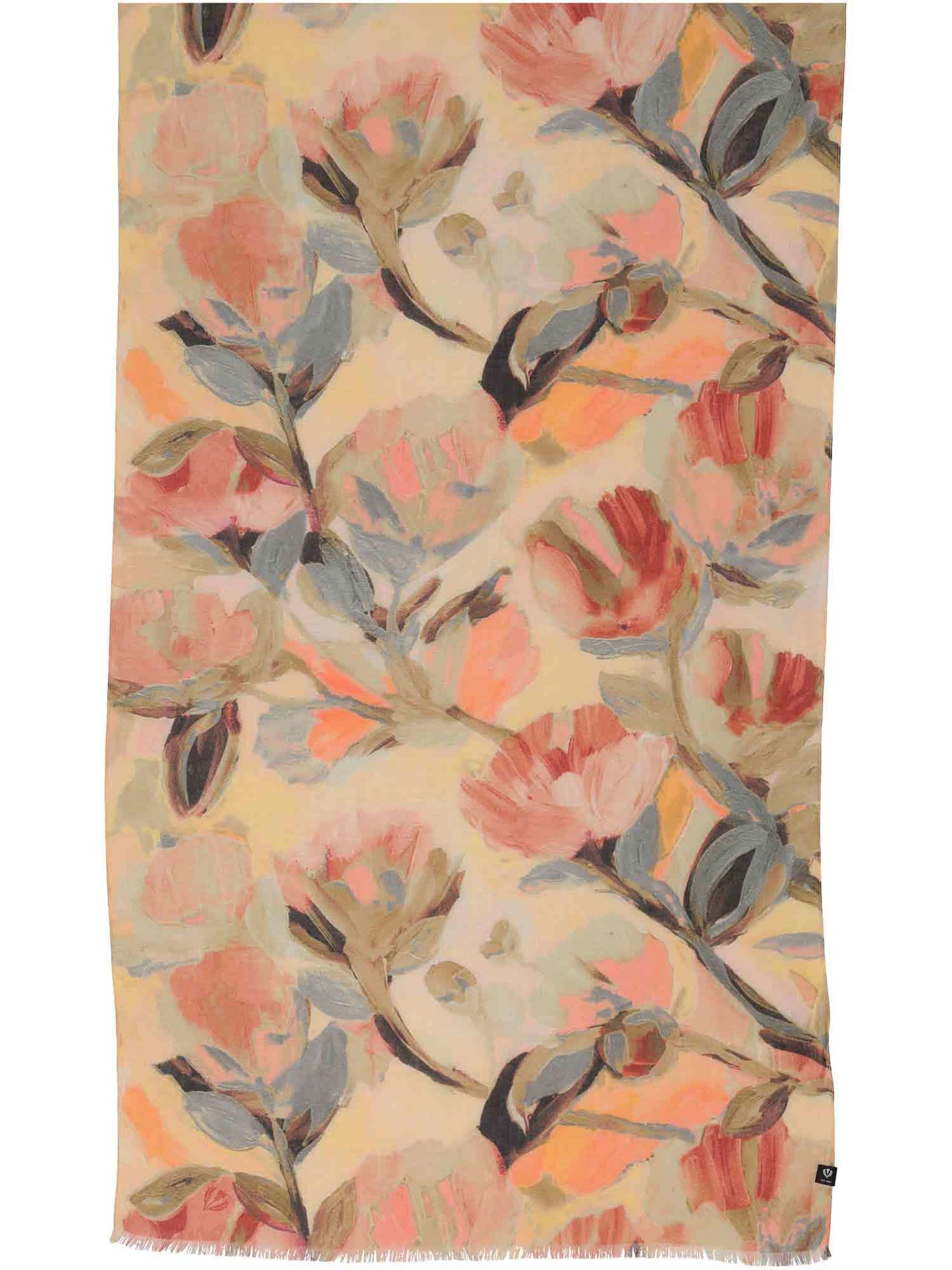 Sustainability Edition Abstract Floral Scarf