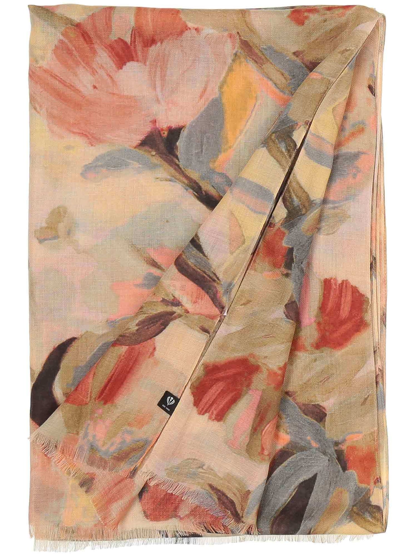 Sustainability Edition Abstract Floral Scarf