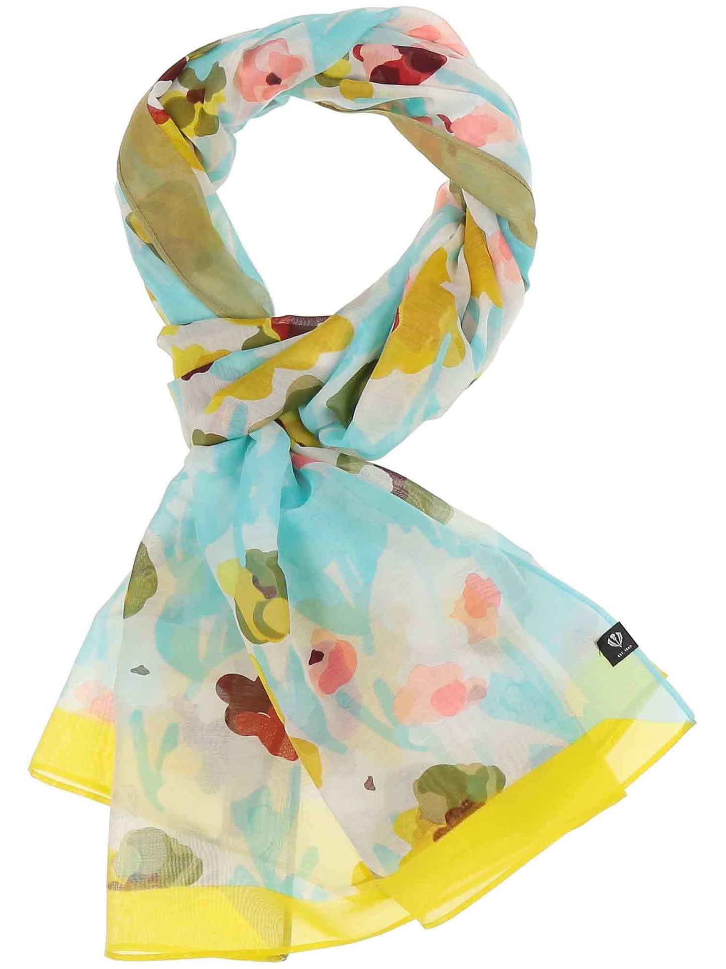 Poppy Floral Cotton Silk Wrap