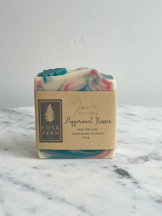 Peppermint Kisses Soap - F & F x Jac's Collaboration