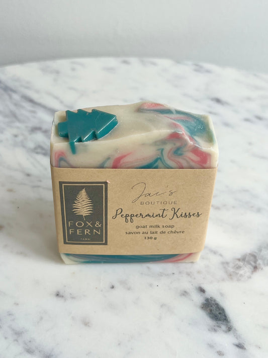 Peppermint Kisses Soap - F & F x Jac's Collaboration