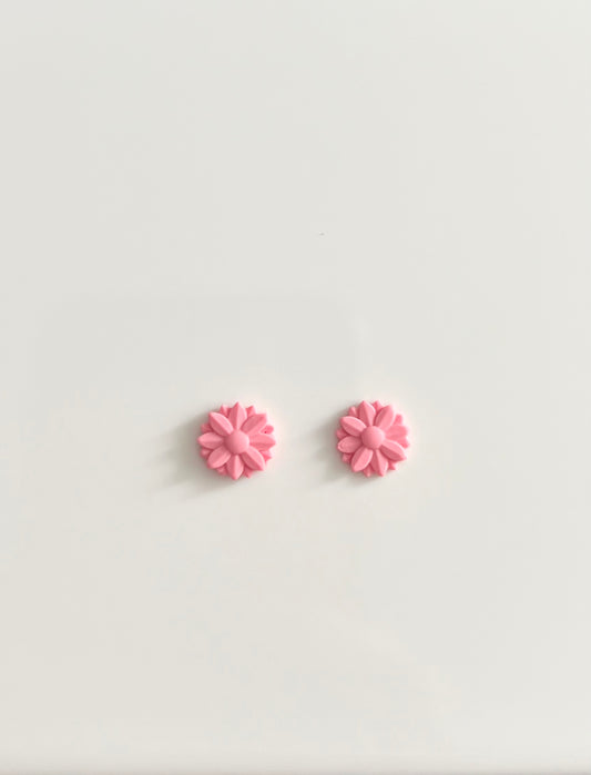 Gerbera Daisy Clay Studs