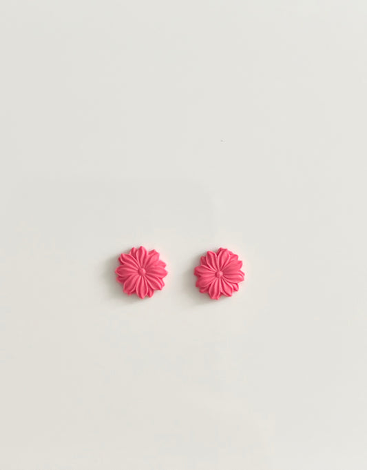 Petunia Clay Studs