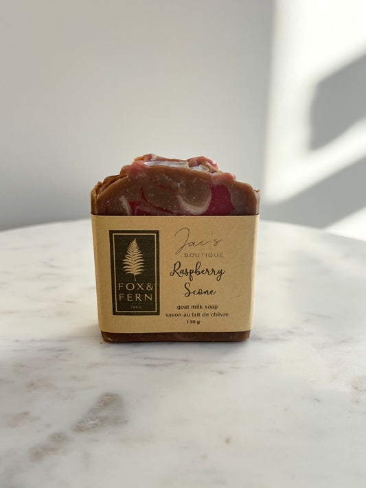 Raspberry Scone Soap - F & F x Jac's Collaboration