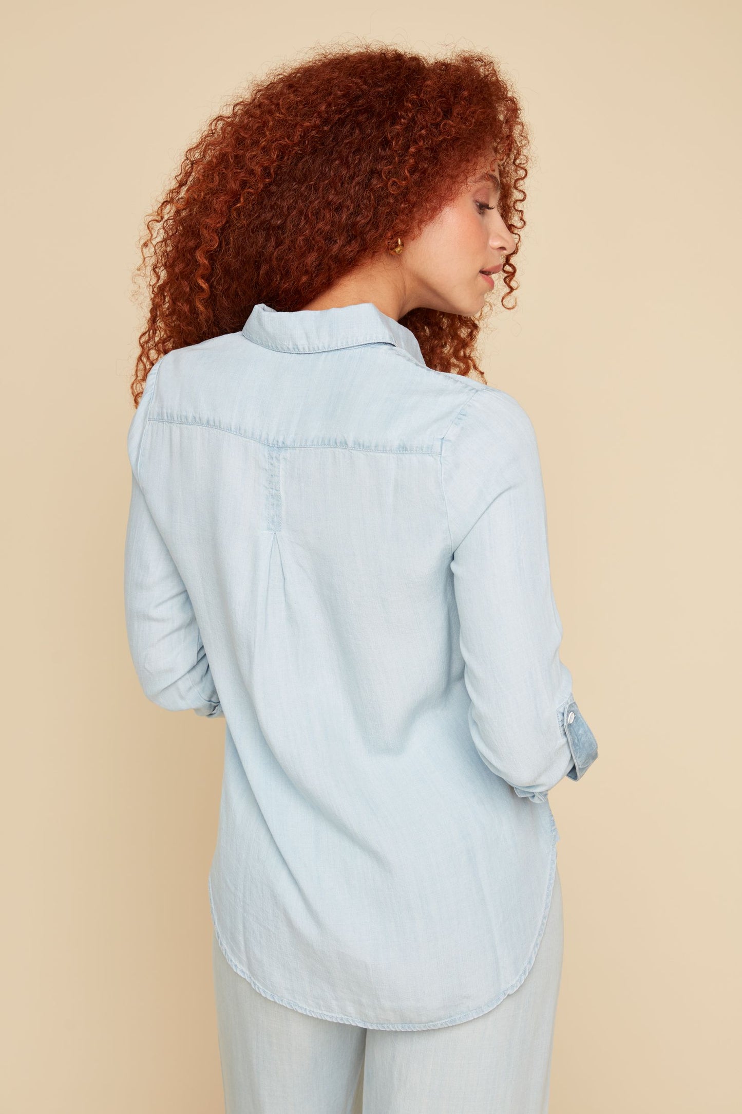 Chambray Tencel Blouse