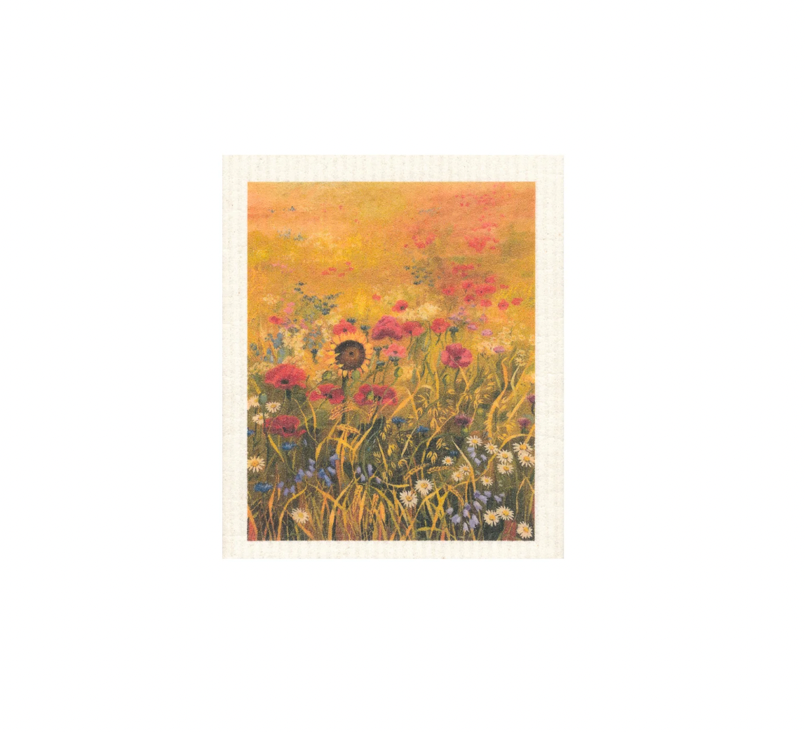 Field of Flowers Dish Cloth