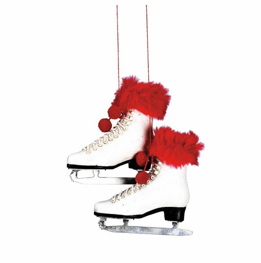 Red Figure Skates Ornament