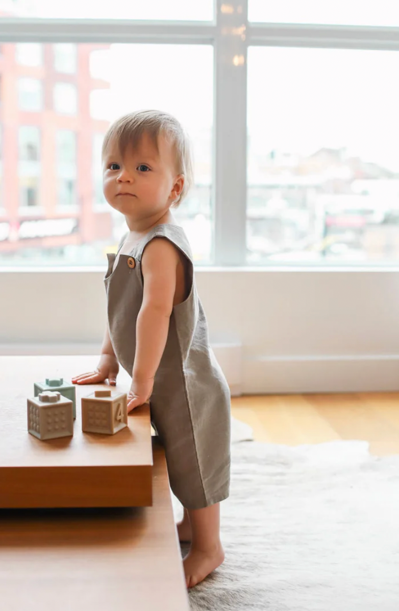 Sleeveless Linen Romper