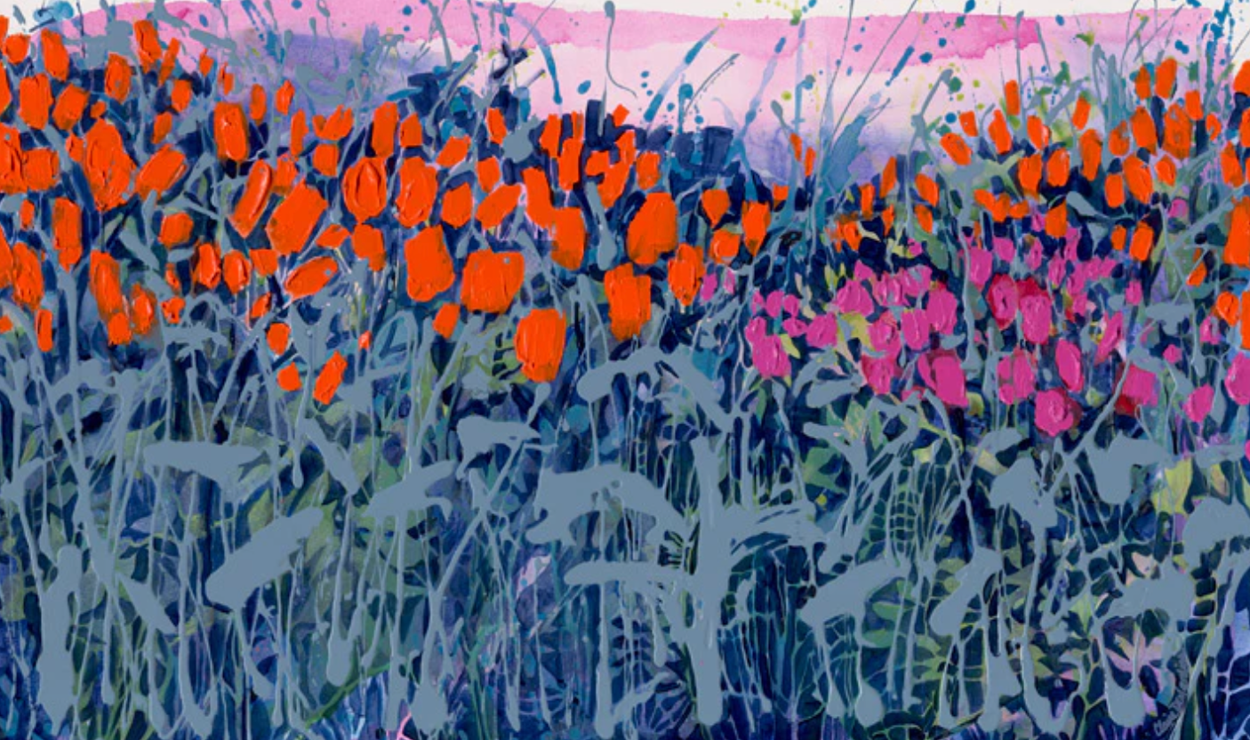 "Dusk in The Garden" Art Print Top