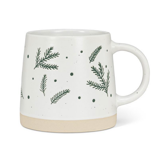 Pine Branches Stoneware Mug