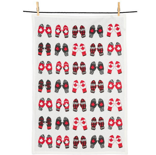 Canada Mitts Tea Towel