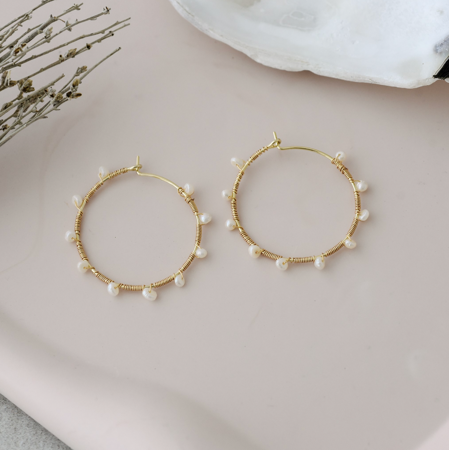 Jolie Hoop Earrings