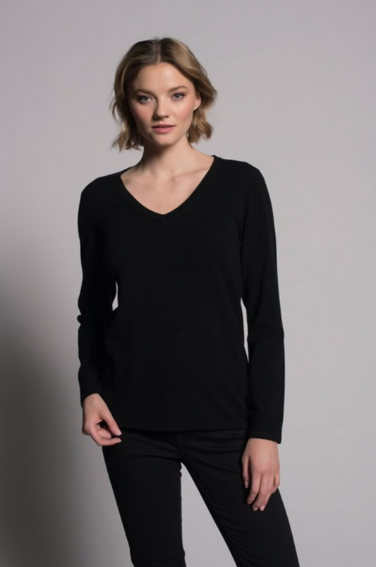 Long Sleeve V-Neck Top