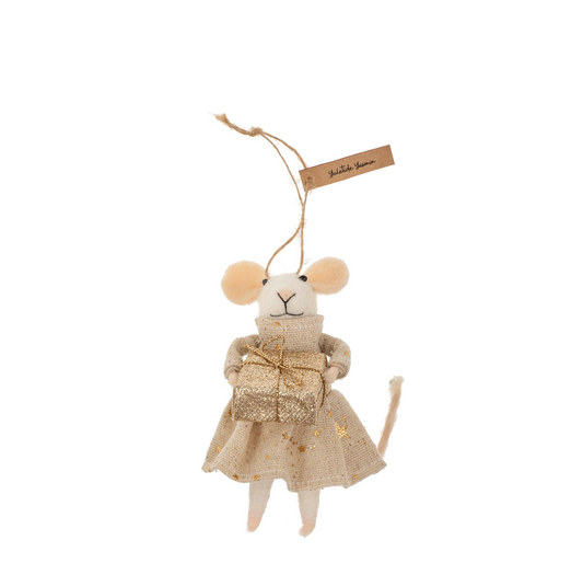 Yuletide Yasmine Felt Mouse