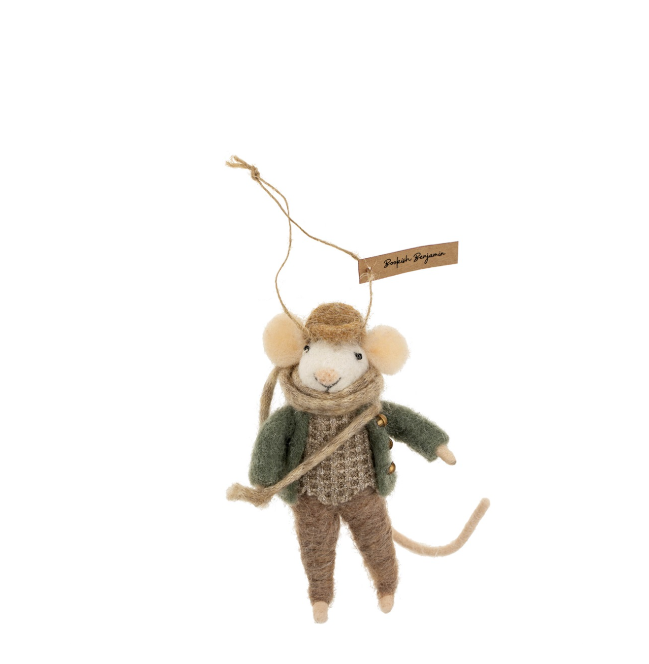 Bookish Benjamin Felt Mouse