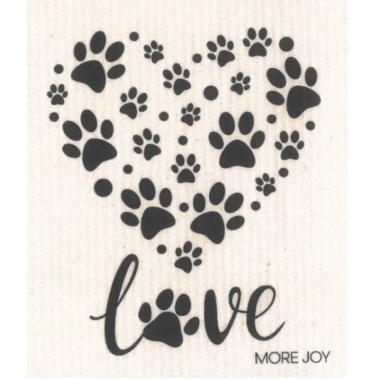 Love Paws Dish Cloth