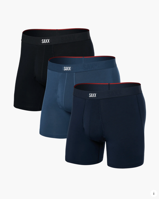 Vibe Boxer - Black/Denim/Navy 3pk