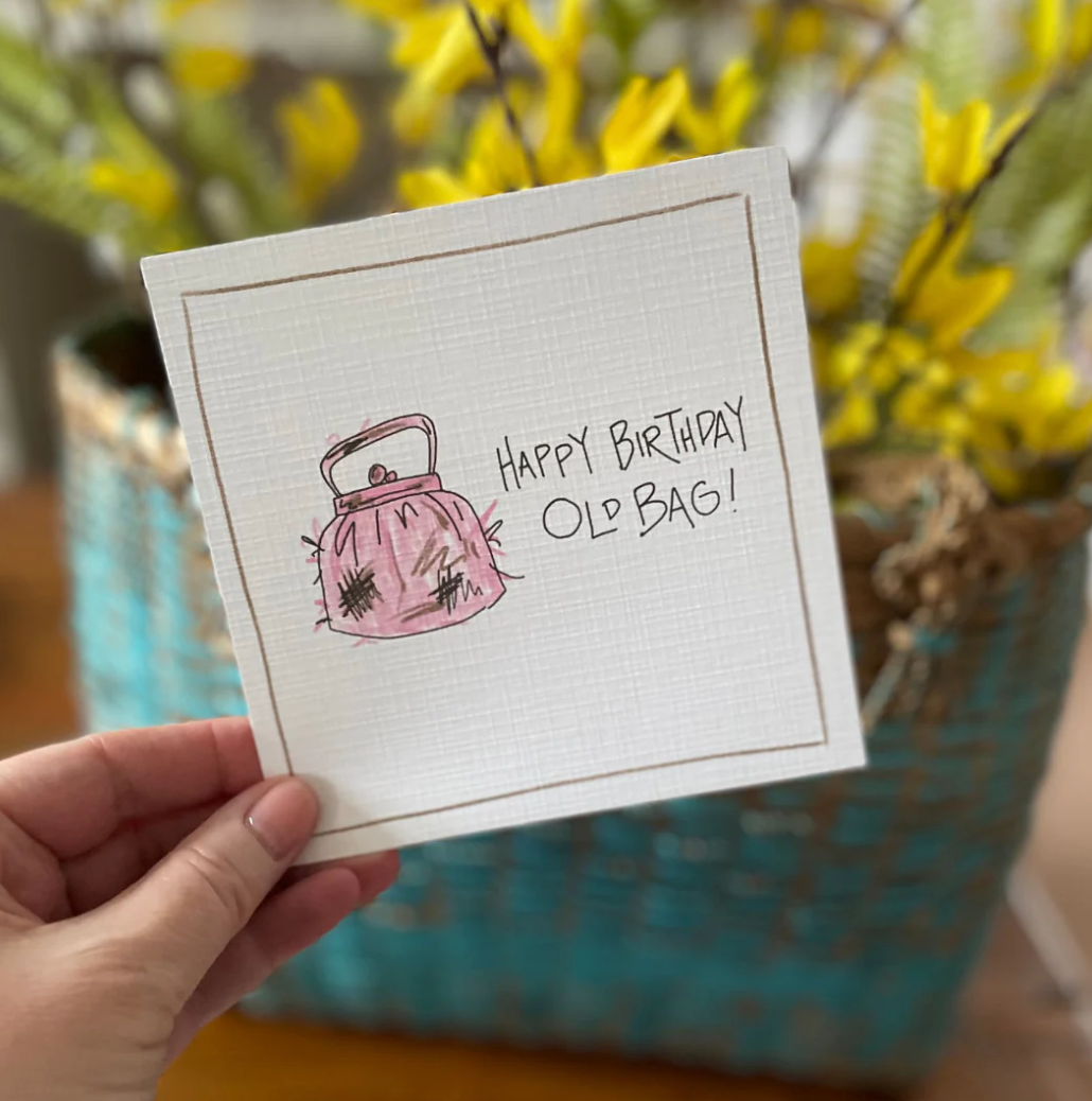 Old Bag - Greeting Card