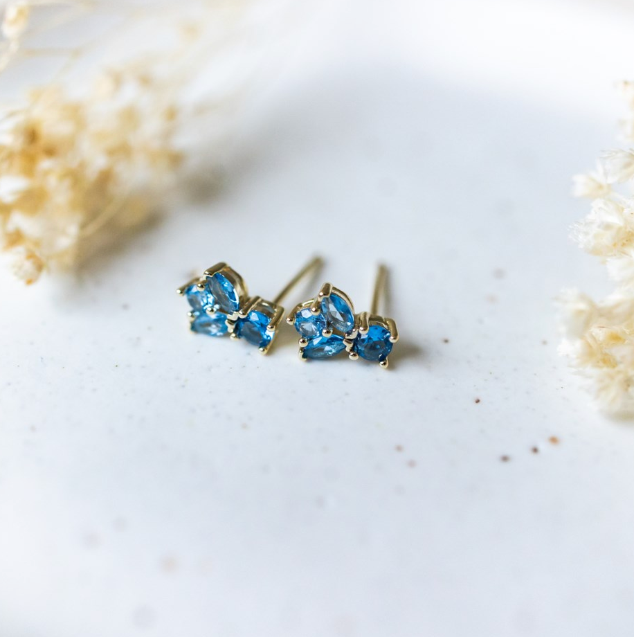 Deco Studs | Sky Blue