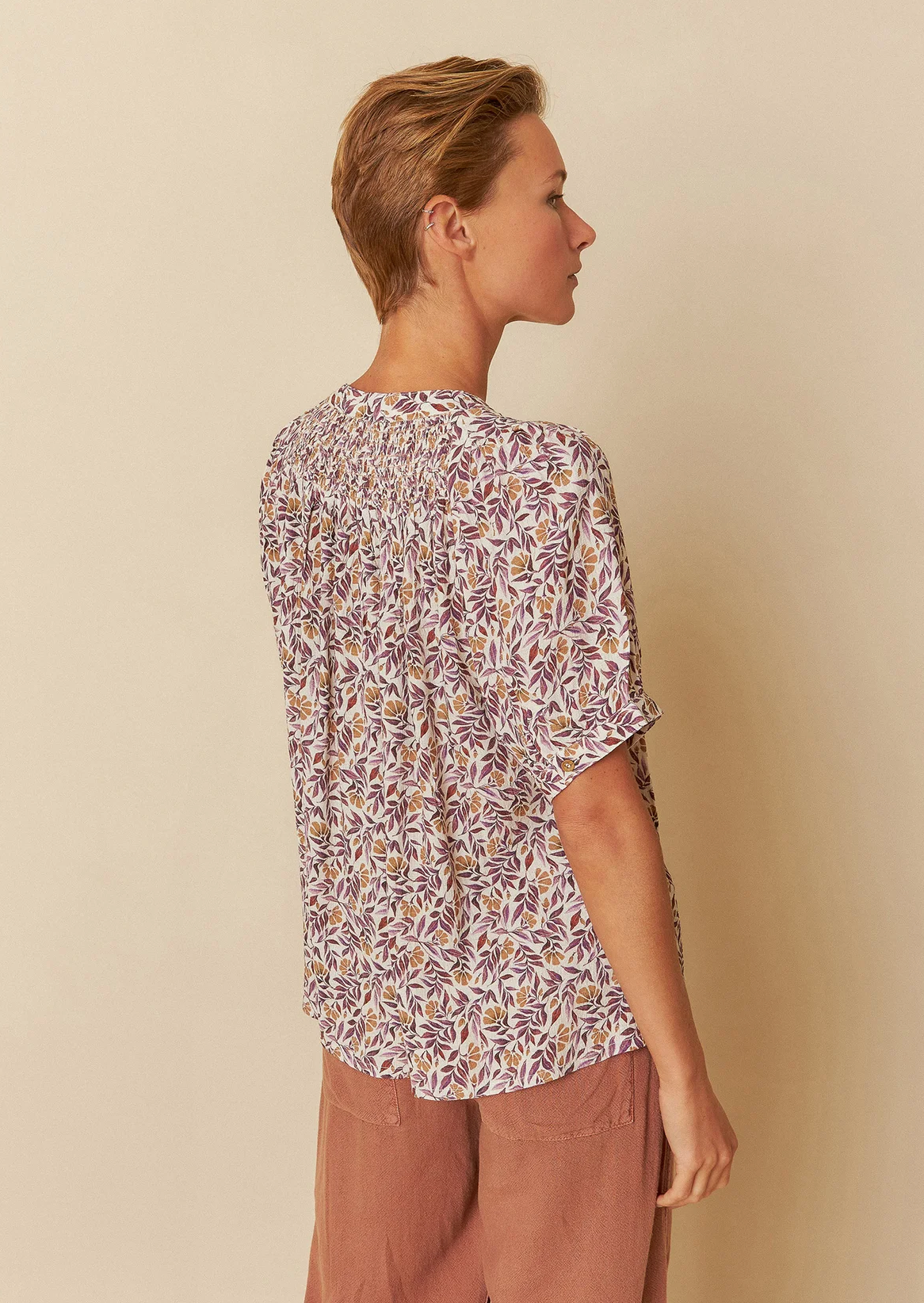 Watercolour Floral Smock Top