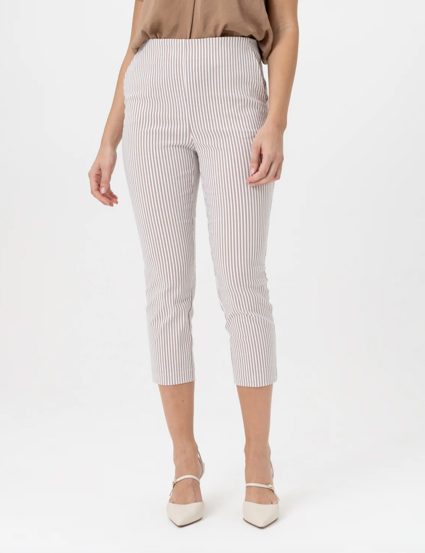 Seersucker Crop Pant