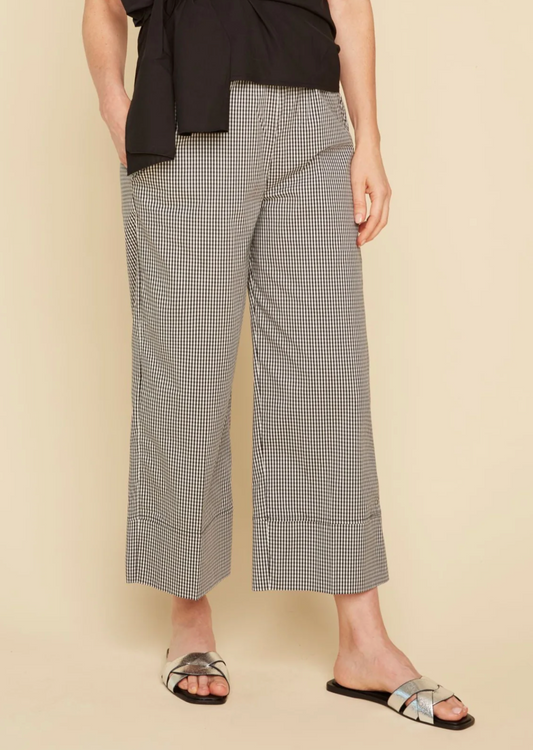 Gingham Crop Pant