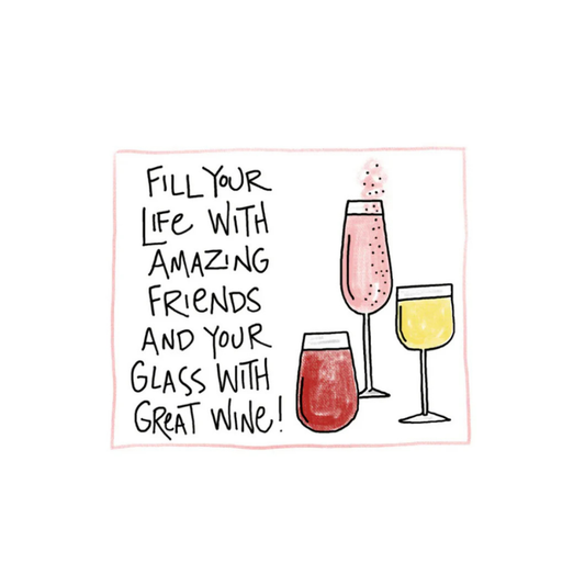 Amazing Friends - Bottle Greeting Card