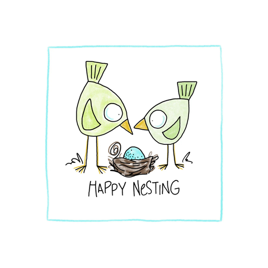 Happy Nesting - Greeting Card