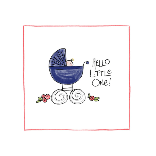 Hello Little One - Greeting Card