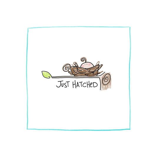 Just Hatched - Greeting Card