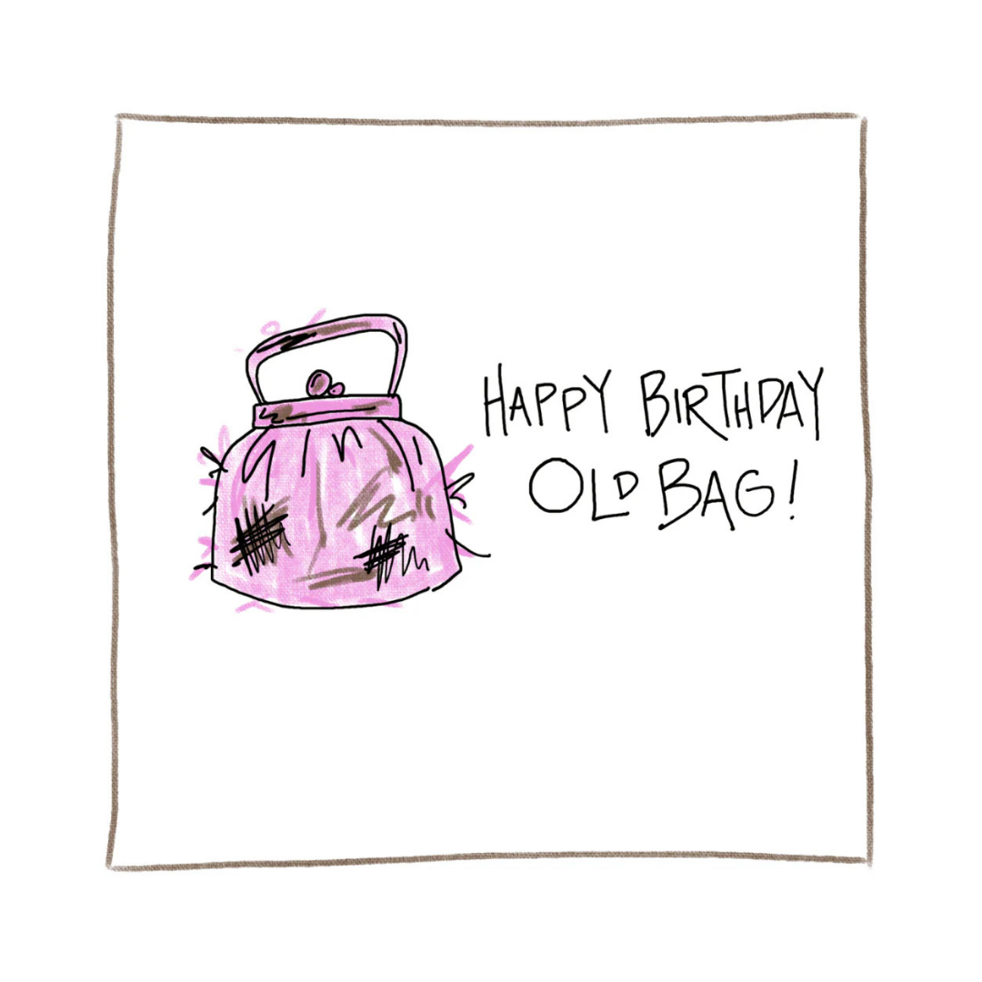 Old Bag - Greeting Card