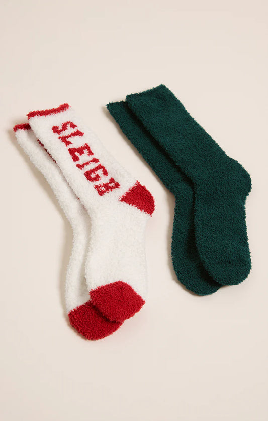 Sleigh Socks | 2pk