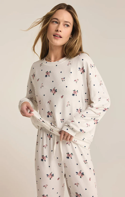 Cozy Rosebud PJ Set